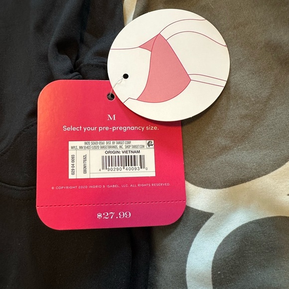 Black Medium Maternity Pants - Picture 2 of 4